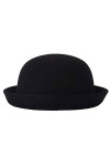 Chapeau Melon Adulte Casquette en Feutre Polaire avec Bord Retroussé Hiver Chapeau Seau Thermique pour Hommes Femmes