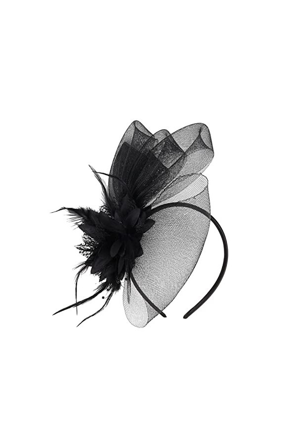 MNSWR Chapeau Mariage Dames Fascinant Poignet Tennis Espagne Bandeau De Fête Feathe Fashion Hair Hat Clip Chapeau De Femme Fa
