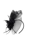 MNSWR Chapeau Mariage Dames Fascinant Poignet Tennis Espagne Bandeau De Fête Feathe Fashion Hair Hat Clip Chapeau De Femme Fa
