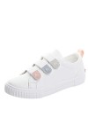 Femmes Filles Mode Casual Étudiant Baskets Solide Sport Planche Blanche Chaussures dhiver Femme 42, gris, 38 EU