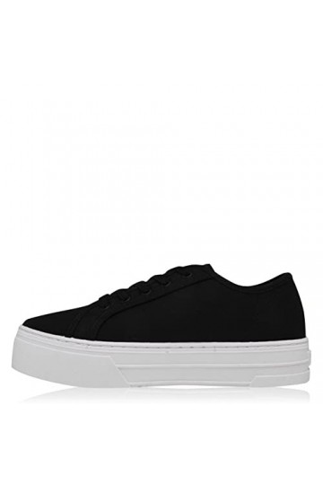 Levis Femme Tijuana Baskets, Noir Regular Black 59 , 40 EU