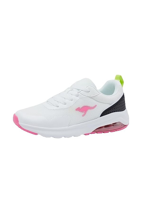 KangaROOS Femme K-air Haze Basket, Blanc Fandango Pink, 36 EU