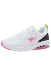 KangaROOS Femme K-air Haze Basket, Blanc Fandango Pink, 36 EU