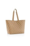 reisenthel Classic Shopper XL – Sac de shopping spacieux et sac à main élégant en un – En matériau imperméable, Rhombus Ginge