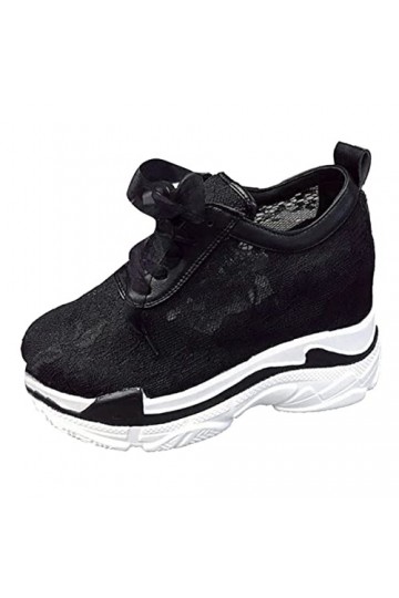 Baskets Mode Femme Sneakers Confortables Pas Cher Mode Chaussures de Running Sport Plates Running Jogging Fitness Sneakers Ti