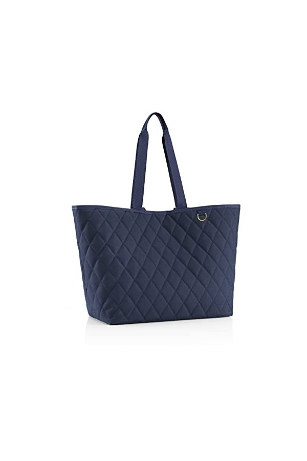 reisenthel Classic Shopper XL – Sac de shopping spacieux et sac à main élégant en un – En matériau imperméable, Rhombus Ginge