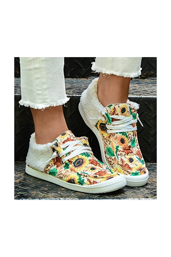 Bottes De Mollet Extra Larges pour Femmes Taille Plus Extensible Baskets Mode Femmes Baskets Confort Femmes Chaussures décont