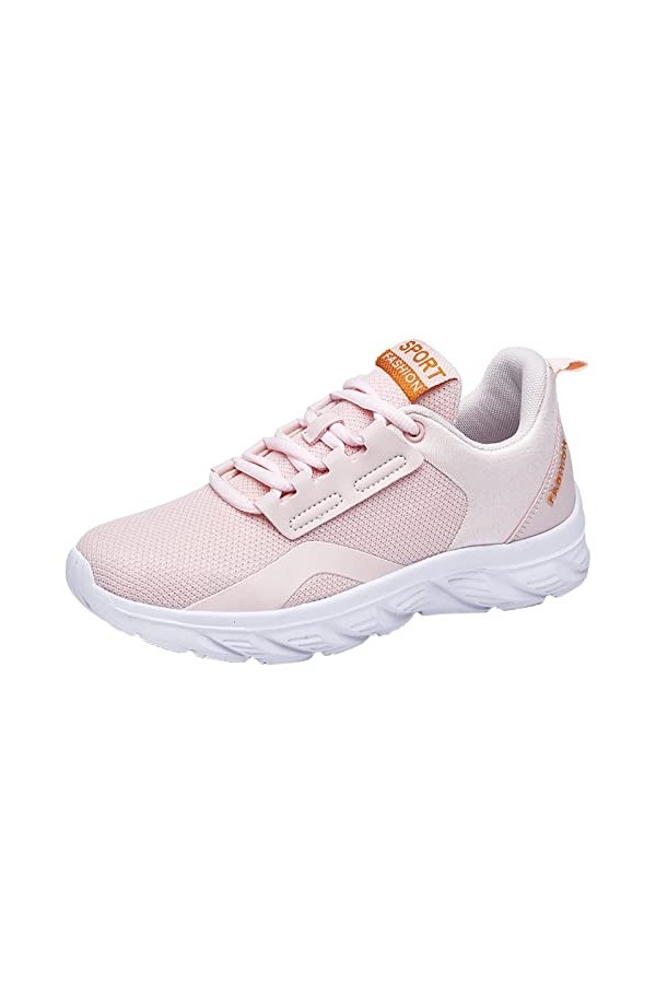 Baskets décontractées pour Dames Femmes Baskets Mode Quatre Saisons Chaussures de Sport Maille Respirant Fond Souple Conforta