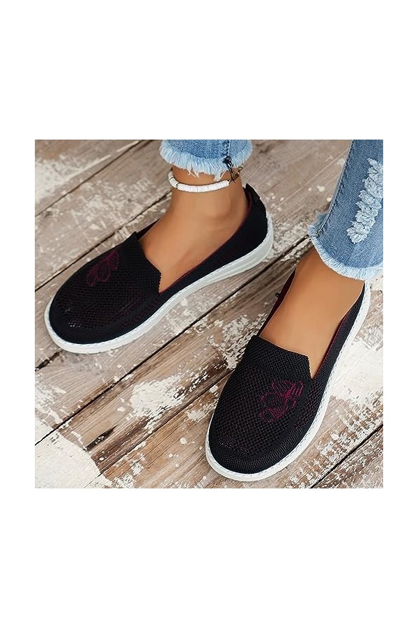 Baskets Mode Femme Sneakers Tennis Chaussures De Toile Basket Tendance Basse Pas Cher Chaussures DéContractéEs Respirant Mesh