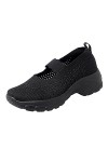 Baskets Chaussures de Sport Baskets Blanches Femmes Mode Mesh Slip Creux sur le Cale Chaussures de Sport Femmes Été pour Femm