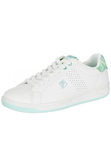 FILA Femme Crosscourt 2 NT WMN Basket, White-Brook Green, 36 EU