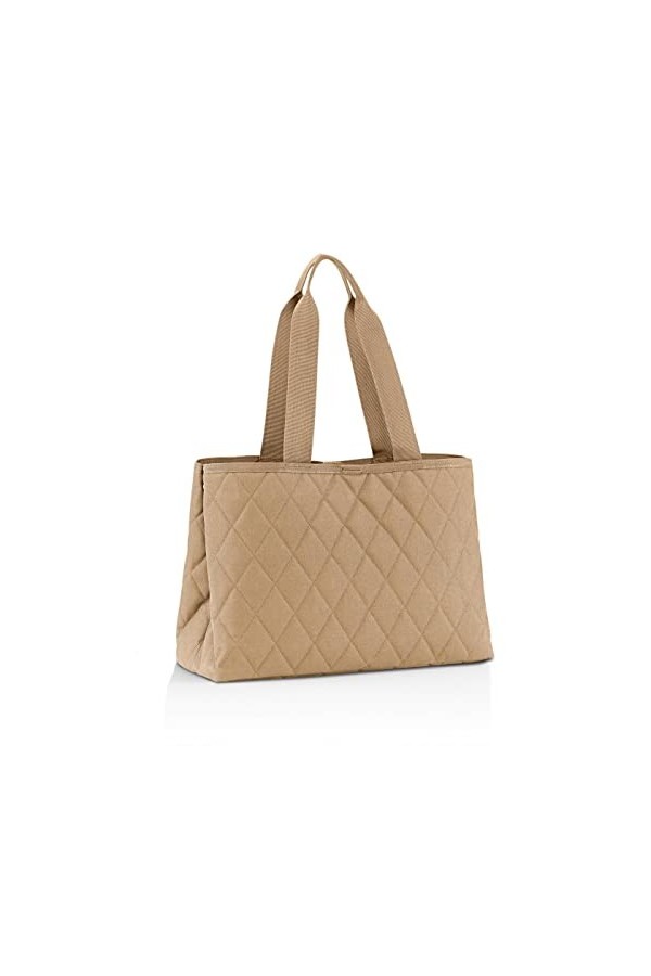 reisenthel Classic Shopper L Panier à provisions unisexe, Rhombus Midnight Gold, L, Moderne
