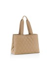 reisenthel Classic Shopper L Panier à provisions unisexe, Rhombus Midnight Gold, L, Moderne