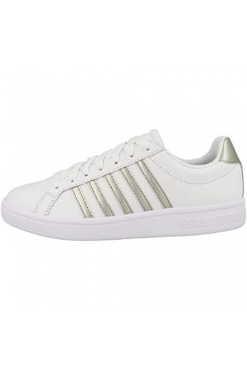 K-Swiss Baskets courtes TIEBREAK WHT/SEAFM/FXGLVE, 36 EU