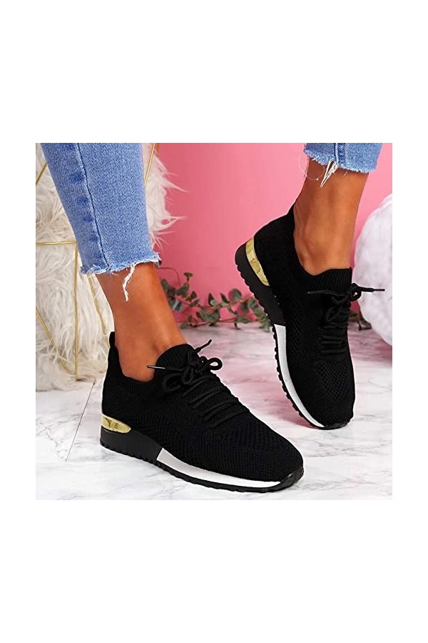 Femmes Baskets Sport Running Doux Respirant Athlétique Jogging Mode Marche Chaussures Chaussures De Marche Fitness Sneakers I