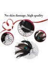 Lusofie Chapeau Bibi Mariage Femme Fascinator Voile en Maille de Plumes Voile Mariée en Maille de Plume de Paon Chapeau de Fê