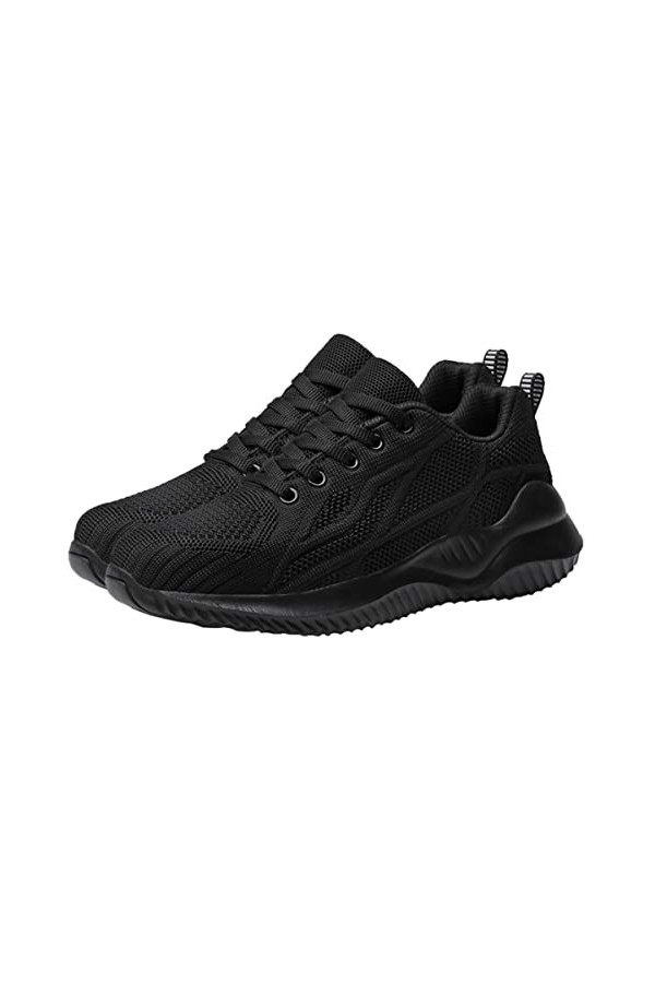 USHOBE 1 Paire Chaussures De Sport Chaussures De Ville Faciles pour Femmes Baskets Mode Femme Chaussures De Marche Légères Ra