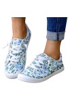 Chaussures Femme Sneaker Casual Doux Mode Outdoor Chaussures Antidérapant Respirant Léger Imprimé Floral Baskets Chaussures d
