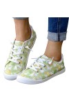 Chaussures Femme Sneaker Casual Doux Mode Outdoor Chaussures Antidérapant Respirant Léger Imprimé Floral Baskets Chaussures d
