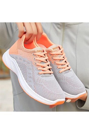 Chaussures Femmes Chaussures De Marche Confortable Respirant Activités De Plein Air Respirant Mode Fitness Course Confort Gym
