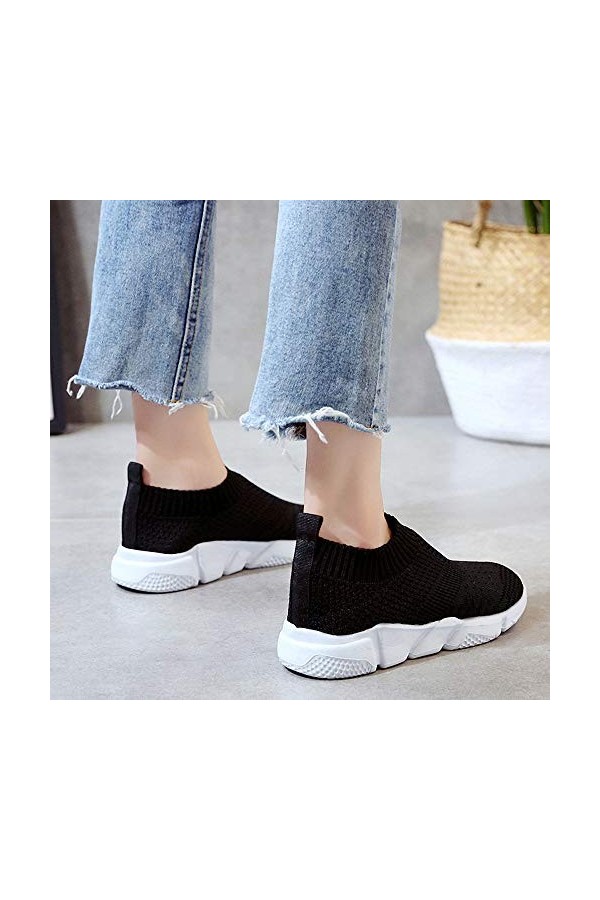 Chaussures De Course De Course Femme Léger Respirable Course Chaussures De Fitness Marche Mode Casual Confortable Respirant T