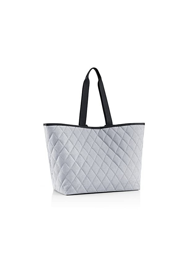 reisenthel classic shopper XL rhombus blue - Sac shopping spacieux et sac à main élégant en un - Fabriqué en matériau hydrofu