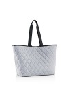 reisenthel classic shopper XL rhombus blue - Sac shopping spacieux et sac à main élégant en un - Fabriqué en matériau hydrofu