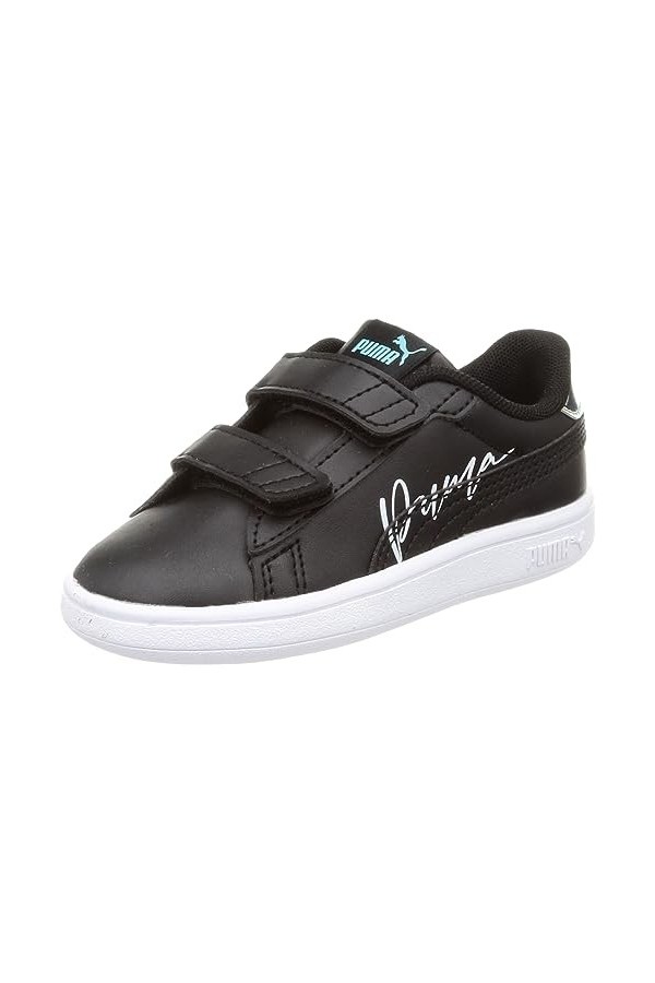 PUMA Baskets PUMA SMASH 3.0 L CRYSTAL WINGS V INF pour femme EUR : 25 / UK : 8 - Noir