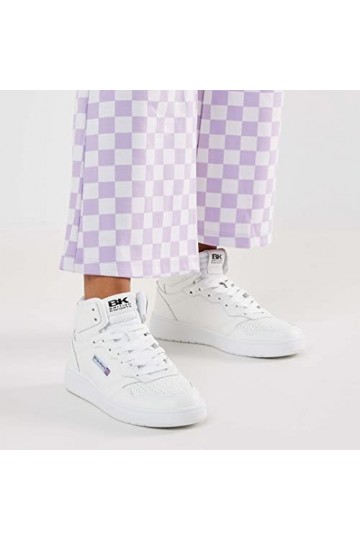 British Knights Femme Noors Mid Basket, Blanc/Beige, 36 EU