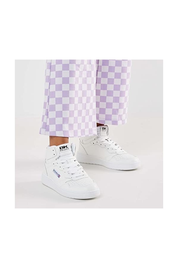 British Knights Femme Noors Mid Basket, Blanc/Beige, 36 EU