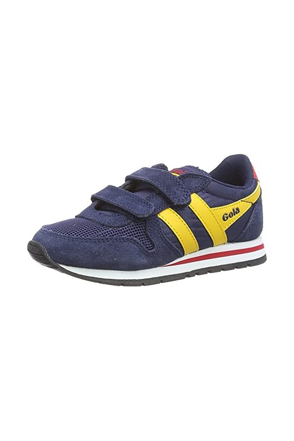 Gola Daytona Mirror Velcro, Basket, Black Gold, 33 EU