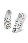 Kuiaobaty Chaussures de course à pied pour femme, motif animaux, crânes, papillons, confortables pour infirmières et filles, 
