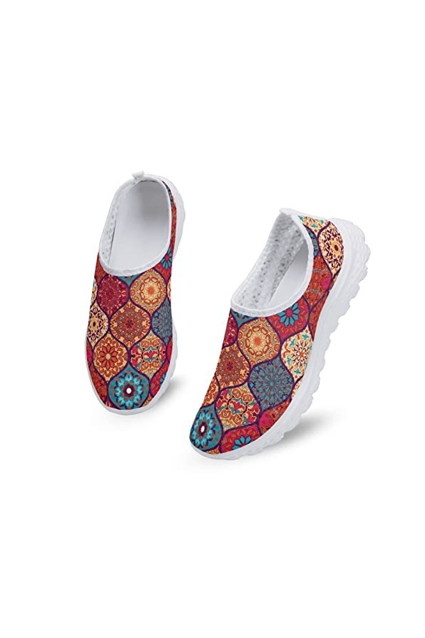 Kuiaobaty Chaussures de course à pied pour femme, motif animaux, crânes, papillons, confortables pour infirmières et filles, 