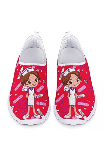 Kuiaobaty Baskets tendance décontractées en maille respirante pour femme - Chaussures de course plates et confortables - Chau