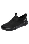 Sneakers Femme Noir Chaussures de Course Femmes Baskets Mode Été Motif Simple Maille Solide Respirant Confortable Semelle Épa