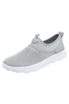 Sneakers Femme Noir Chaussures de Course Femmes Baskets Mode Été Motif Simple Maille Solide Respirant Confortable Semelle Épa