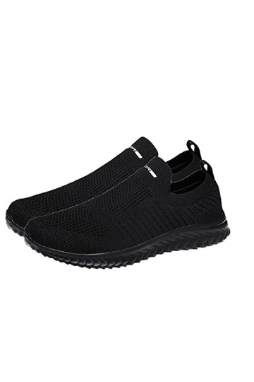 Hommes Femmes Chaussures de Running Sport Basket Respirante Travail Trail Sneakers Noir Rose Gris Basket Mode