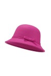 UltraKey Chapeau de Feutre pour Femmes, Réglable en Daim Vintage Réglable avec Bowknot