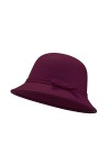 UltraKey Chapeau de Feutre pour Femmes, Réglable en Daim Vintage Réglable avec Bowknot