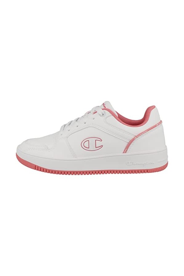 Champion Femme Rebound 2.0 Low Baskets, Blanc Corail WW001, 36 EU