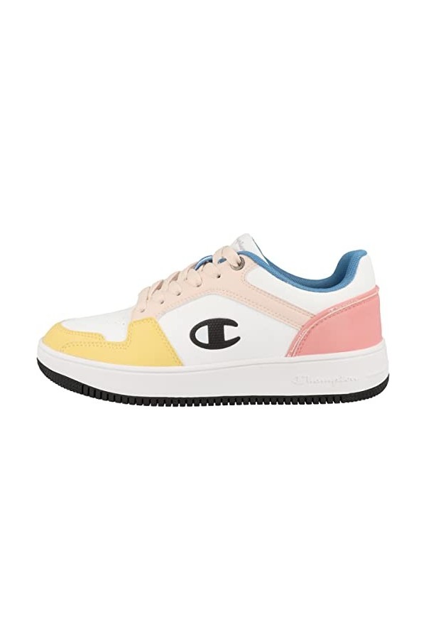 Champion Femme Rebound 2.0 Low Baskets, Blanc Corail WW001, 36 EU