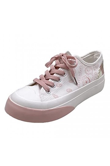 Shhyy Baskets Mode Femme Femme Classique Haute Et Basse Basquettes Chaussures Casual Ports Plats Légers Chaussures De Mode Re