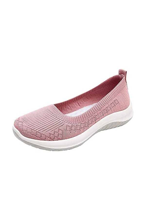 Chaussures pour femmes Baskets décontractées élégantes et respirantes Chaussures de loisirs tendance pour femme à enfiler Cha