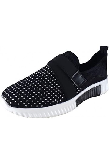 Chaussures Pour Femmes Talons Et Escarpins Chaussures Slip-On Respirant Casual Loisirs Mode Baskets Femmes Extérieur Femmes B