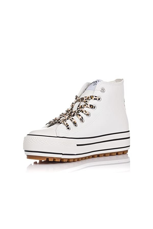 MTNG Deportivas Mujer Deportivas Bigger-T 60298 Mujer | Deportivas Casual | Cierre Con Cordones | 53798 | Tex Blanco