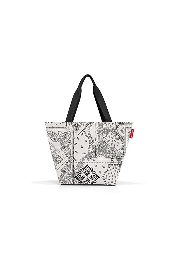 reisenthel Shopper M bandana white - Sac shopping spacieux et sac à main élégant tout en un - Fabriqué en matériau hydrofuge