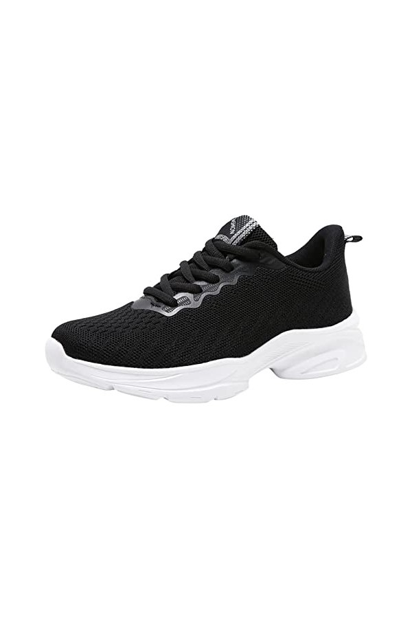 Chaussures de Sport Femme Respirant Femmes Baskets Mode été Maille Respirant Confortable léger à Lacets Chaussures décontract