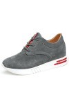 MINITOO LHEU-LH6708A, Baskets Mode pour Femme - Gris - Gris, 37 1/3