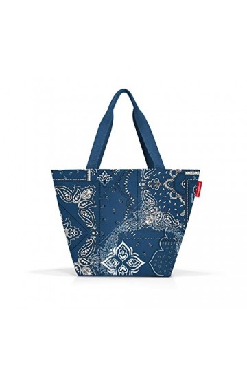reisenthel Cabas-ZS4100, Sac à Main Femme, Bleu, M
