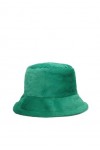 QUEEN HELENA Chapeau dhiver Cloche avec visière avec poils doux à la pêche pour femme CP302, vert, Taille Unique